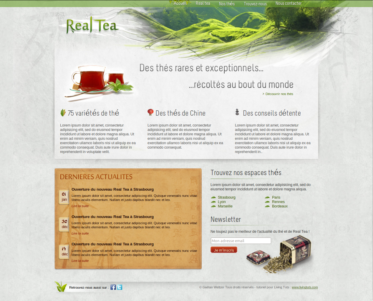 Maquette Real Tea